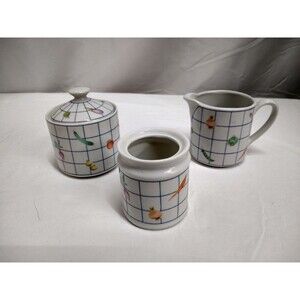 Vintage Empress by Haruta Vegetable  Cream & Sugar Bowl Set